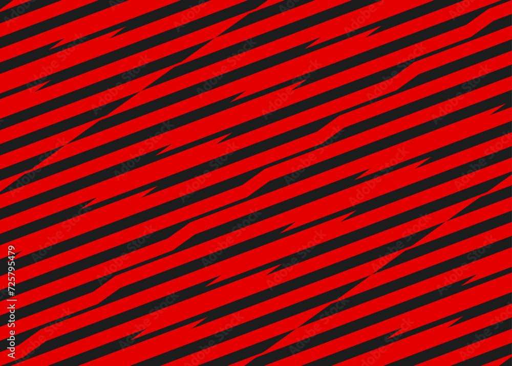 Poster abstract background with diagonal zigzag stripes pattern