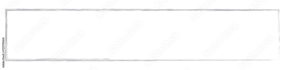 Poster scribble, sketch lines rectangle frame. squiggly, zig-zag, criss-cross doodle lines rectangular bord