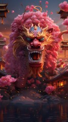 Chinese New Year, Chinese Dragon Year Celebration and Joy