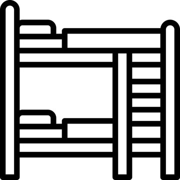 recommend clip art: Bunk bed icon