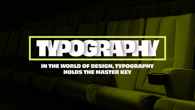 Animated Typography with Shadow Design