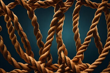 close up of a rope - Powered by Adobe