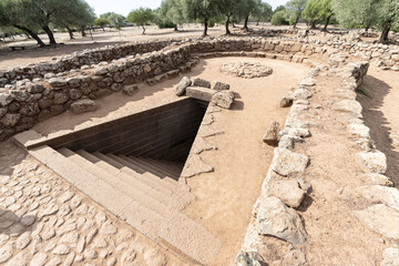 The holy well of Santa Cristina (pozzo sacro di Santa Cristina) is an ancient structure near Pulilatino in Sardinia, Italy. - 725800062