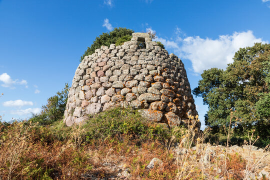 The nuraghe is an ancient megalithic edifice located only in Sardinia, Italy, developed during the nuragic age between 1900 and 730 BC.