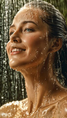 Obraz premium Contagious Joy, Sunlight Paints Laughter: Warmth Bathes Freckled Cheeks, Uninhibited Delight Spills Over, a Moment Captured in Pure Joy.