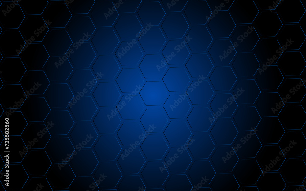 Poster abstract blue background polygonal geometric modern tech concept background for product advertizing 