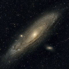 M31 Andromeda Galaxy in the Constellation of Andromeda . Taken in January 2024 and is a stack of  60x 180-seconds sub-exposures