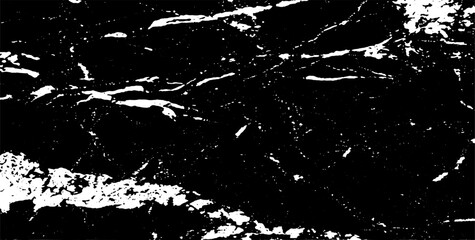 Monochrome texture composed of irregular graphic elements. Distressed uneven grunge background. Abstract vector illustration. Overlay for interesting effect and depth. Isolated on white background.