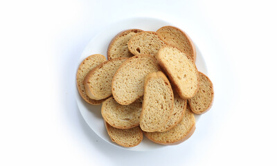 Crunchy Rusk or Toast for healthy life