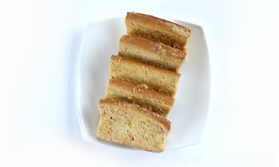Crunchy Rusk or Toast for healthy life
