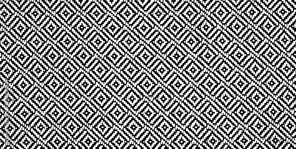 Poster vector fabric texture. distressed texture of weaving fabric. grunge background. abstract halftone ve