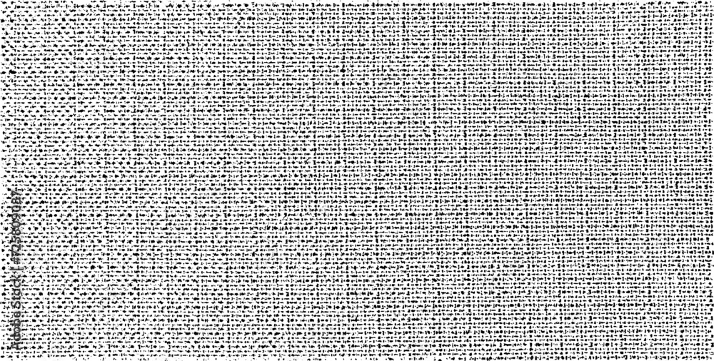 Poster vector fabric texture. distressed texture of weaving fabric. grunge background. abstract halftone ve
