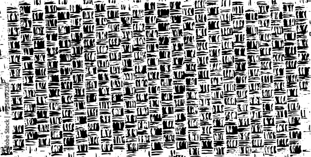 Poster vector fabric texture. distressed texture of weaving fabric. grunge background. abstract halftone ve