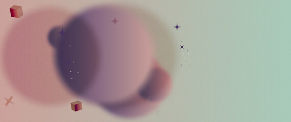 Soft noise colorful gradient grain background. Illustration gradient, grain effect with noise. Background, banner.