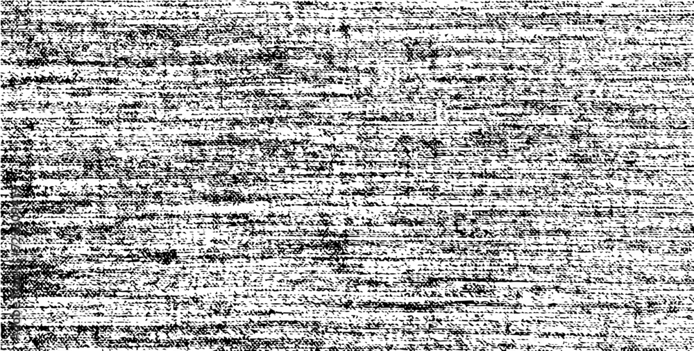 Poster Vector fabric texture. Distressed texture of weaving fabric. Grunge background. Abstract halftone vector illustration. Overlay to create interesting effect and depth. Black isolated on white. EPS10.