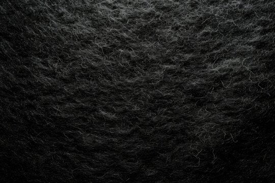 High res photo of black felt s natural texture