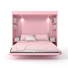 Murphy bed pink