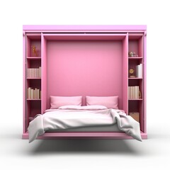Murphy bed pink