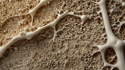 Bone mass, Bone structure. Calcium formation.  generative, ai.