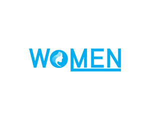 women empowerment logo design vector