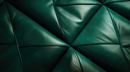 soft and supple a emerald leather texture background. Generative ai