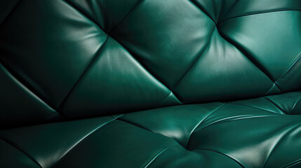 green leather texture. Generative ai