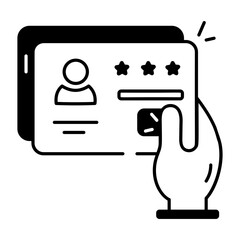  Linear Icon  Depicting Customer Services
