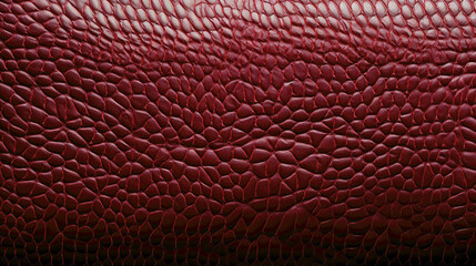 red leather background. Generative ai