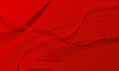red lines wave curves on wave curves abstract background