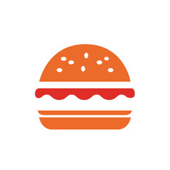 Burger minimal vector illustration