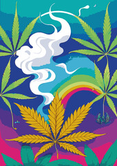 Text Background Set: Rainbow Landscape, Dragon, Dinosaur, Festival, Frame, Legalize, Chinese, Asian, Japanese, Engraving