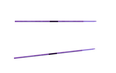 Pole , javelin throw on isolated transparent background