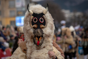 Masquerade festival in Pernik, Bulgaria. Culture, indigenous