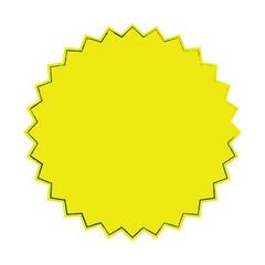 Starburst, sunburst star shape vector element