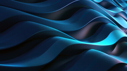 close-up view of blue digital luminosity  textured background. Generative ai