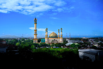 Islamic mosque at Mataram city Lombok West Nusa Tenggara