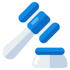 Unique design icon of justice care