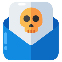 Trendy vector design of mail hack 