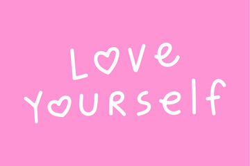 LOVE YOURSELF POSTCARD (6X4)