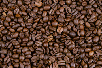 Roasted coffee beans