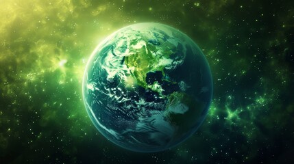 Obraz na płótnie Canvas Shining Future: Globe of Sustainable Advancement