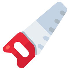 A woodcutting tool icon, vector design of saw
