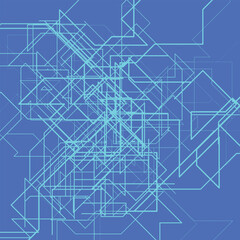 Abstract futuristic background, dots and lines. Technology background. Network connection structure. Digital geometric background. Colorful polygonal space. 3D Vector illustration