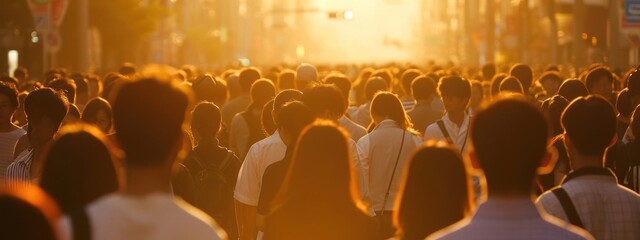 Asian People Aerial Mass Setting Generative AI