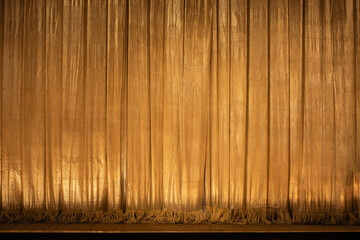 Closed curtain in the theater, background texture