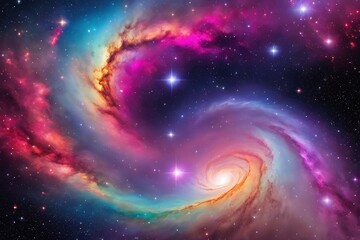 Spectacular and mesmerizing universe creation