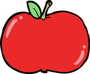 cartoon apple