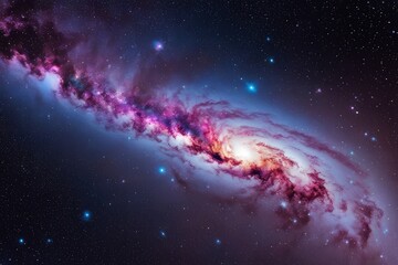 Wonderful and vibrant galaxy design