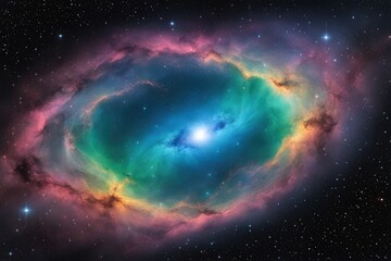 Mesmerizing and vibrant galaxy theme
