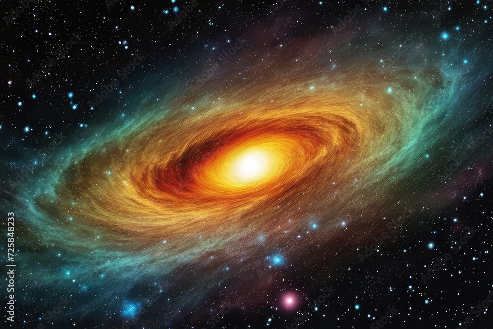 Canvas Prints gorgeous and vibrant universe display